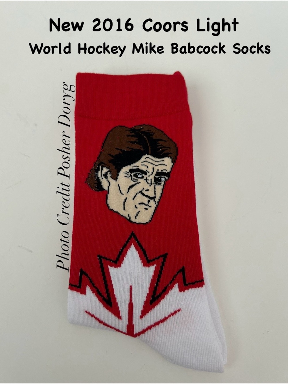 2016 Coors Light World Hockey Mike Babcock Socks